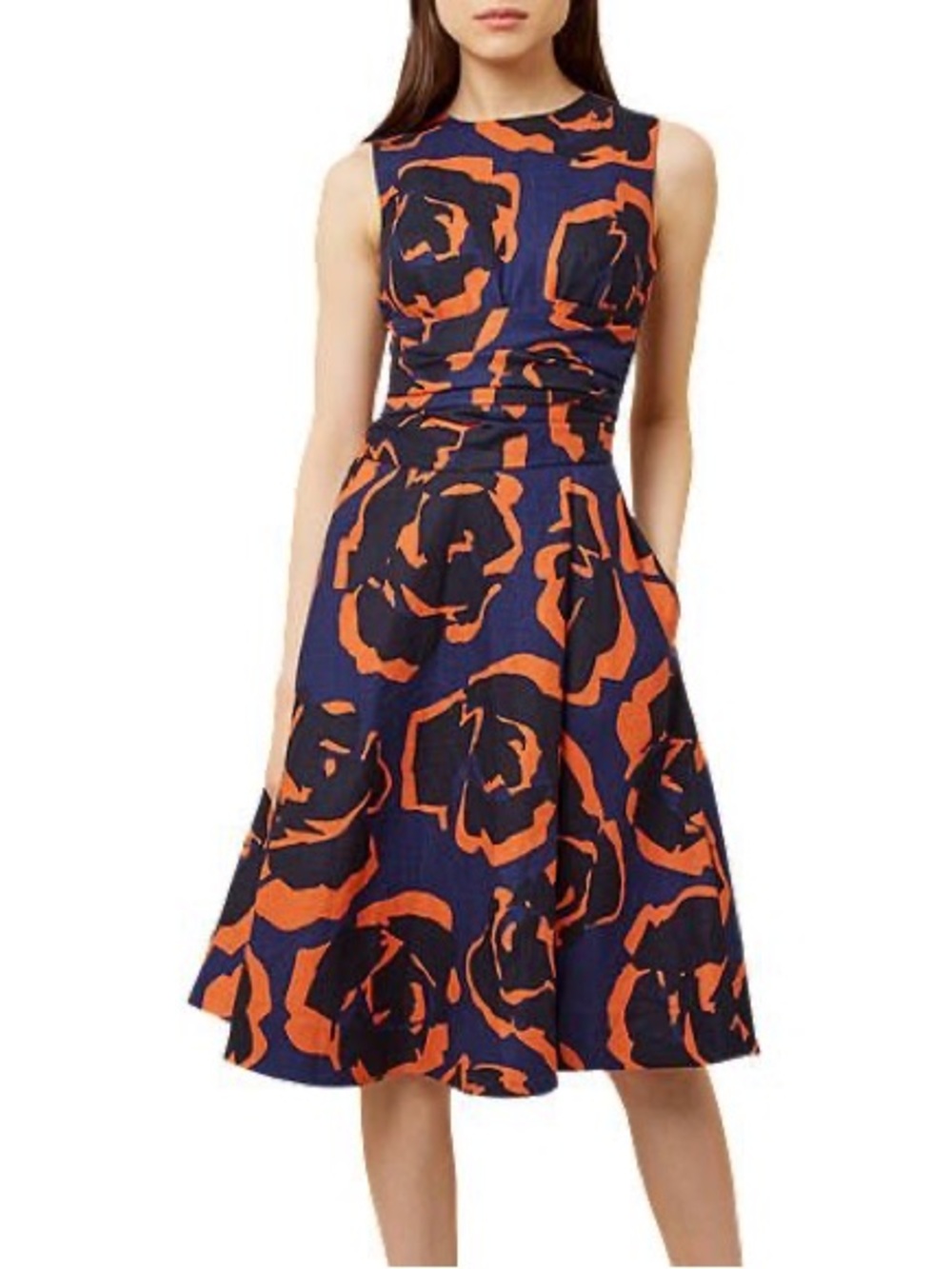 Hobbs London Linen Dress US 4